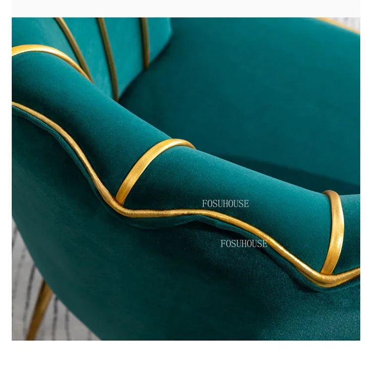Living Room Chairs Luxury Living Room Furniture Creative Backrest Armchair Home Soft Cushion Bedroom Makeup Chair z