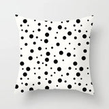 Livingroom Simple Black White Geometry Cushion Case Hot Modern Nordic Decorative Pillows Case Sofa Couch Throw Pillows car home