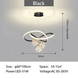 Minimalist Luxury Glass Ball LED Pendant Light Modern Interior Living Dining Room Bedroom Chandelier Home Decor Hanging Light