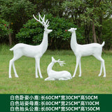 Room Decor Mother Deer Cute Kids Room Decor Sculptures Kawaii Miniatures Sculptures Christmas Home Decoration Fawn Figurines