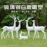 Room Decor Mother Deer Cute Kids Room Decor Sculptures Kawaii Miniatures Sculptures Christmas Home Decoration Fawn Figurines