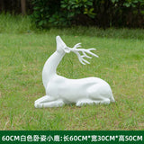 Room Decor Mother Deer Cute Kids Room Decor Sculptures Kawaii Miniatures Sculptures Christmas Home Decoration Fawn Figurines