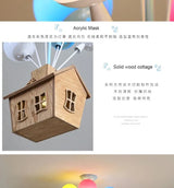 Kids room chandelier for Bedroom Living room nursery Girl chandelier Indoor home art decor balloon ceiling lamp