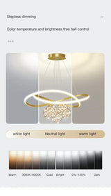 Minimalist Luxury Glass Ball LED Pendant Light Modern Interior Living Dining Room Bedroom Chandelier Home Decor Hanging Light