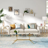 Tribesigns Round End Table, 20” Sofa Side Coffee Cocktail Table