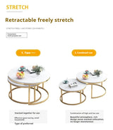 Coffee Table Nordic Round Coffee Table Modern Kitchen Living Room Balcony Extendable Mesa De Centro Sala Table Basse En Bois