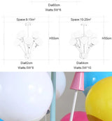 Kids room chandelier for Bedroom Living room nursery Girl chandelier Indoor home art decor balloon ceiling lamp