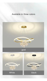 Minimalist Luxury Glass Ball LED Pendant Light Modern Interior Living Dining Room Bedroom Chandelier Home Decor Hanging Light