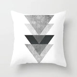 Livingroom Simple Black White Geometry Cushion Case Hot Modern Nordic Decorative Pillows Case Sofa Couch Throw Pillows car home