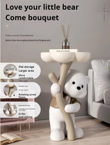 INS Living room Side table decorative small Bedsidetable Modern Sofa side Resin Corner coffee table cute design home furniture