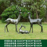 Room Decor Mother Deer Cute Kids Room Decor Sculptures Kawaii Miniatures Sculptures Christmas Home Decoration Fawn Figurines