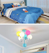 Kids room chandelier for Bedroom Living room nursery Girl chandelier Indoor home art decor balloon ceiling lamp