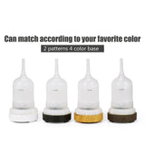 Mini Home Humidifier Gift Ultrasonic Creative Air Conditioning Aromatherapy Purification 3D Glass Humidifier Aromatic Diffuser