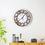 Personalized Photo Frame Plaque Photo Print Desktop Picture Frames with Time Clock Customized Photo/Text Christmas Gift