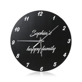Personalized Photo Frame Plaque Photo Print Desktop Picture Frames with Time Clock Customized Photo/Text Christmas Gift