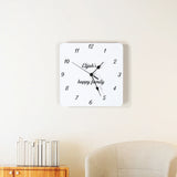 Personalized Photo Frame Plaque Photo Print Desktop Picture Frames with Time Clock Customized Photo/Text Christmas Gift