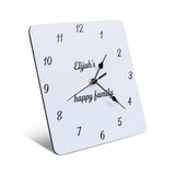 Personalized Photo Frame Plaque Photo Print Desktop Picture Frames with Time Clock Customized Photo/Text Christmas Gift