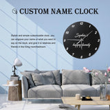 Personalized Photo Frame Plaque Photo Print Desktop Picture Frames with Time Clock Customized Photo/Text Christmas Gift